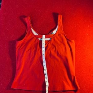 Red sports top
